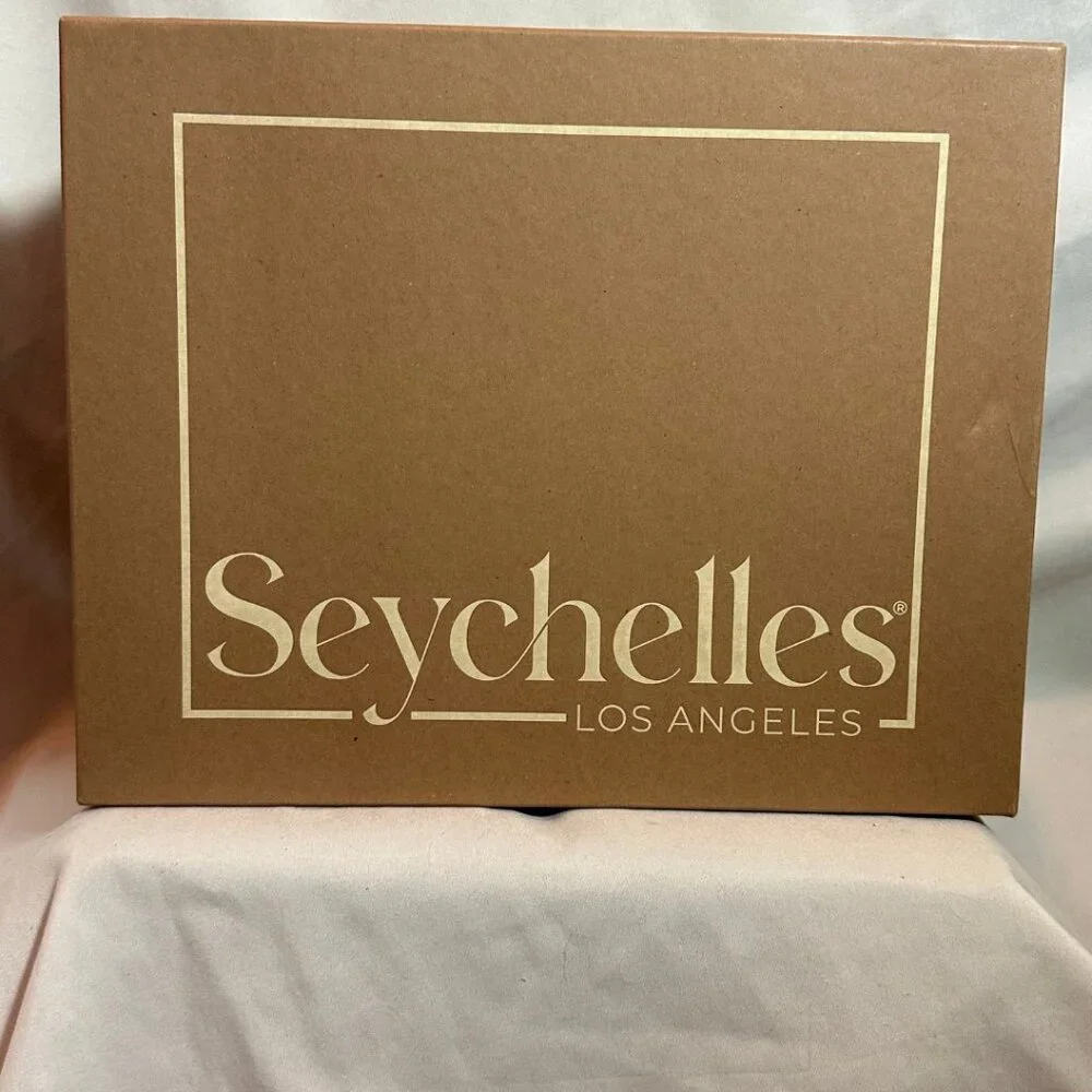NIB | Seychelles | Applause Woven Platform Mule Sandals | Black | Sz 8.5